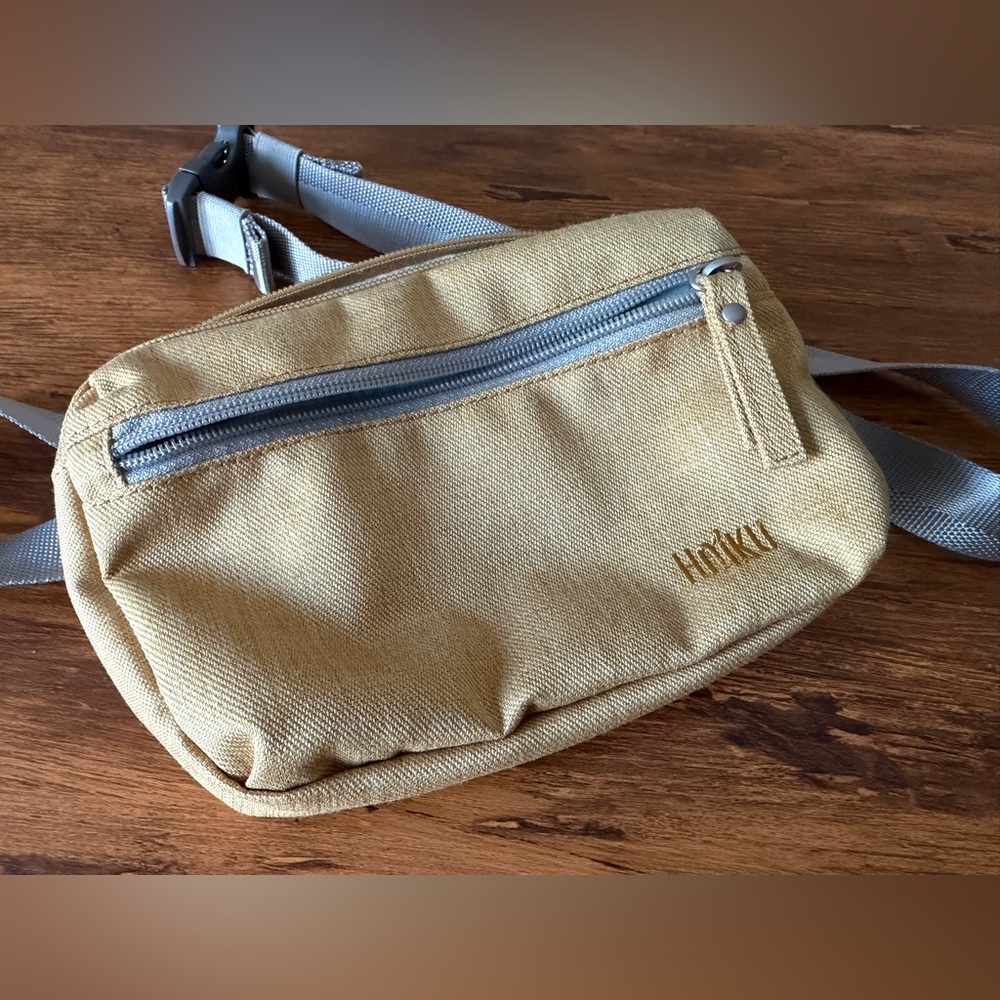 Haiku Fanny Pack Beige Khaki Belt Bag